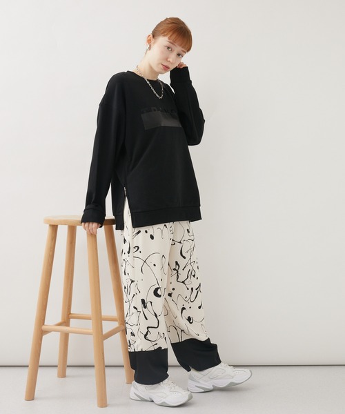 TRANOI（トラノイ）の「TRANOI. サイドZIPスエット（Tシャツ 