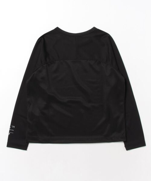 RE/SP(アールイーエスピー)の「RE/SP PLACTICE L/S Tee / アールイーエスピープラクティス ロングスリーブTシャツ(Tシャツ/カットソー・キッズ・ブラック/ライトグリーン・1/2/3/4)」の4枚目の写真