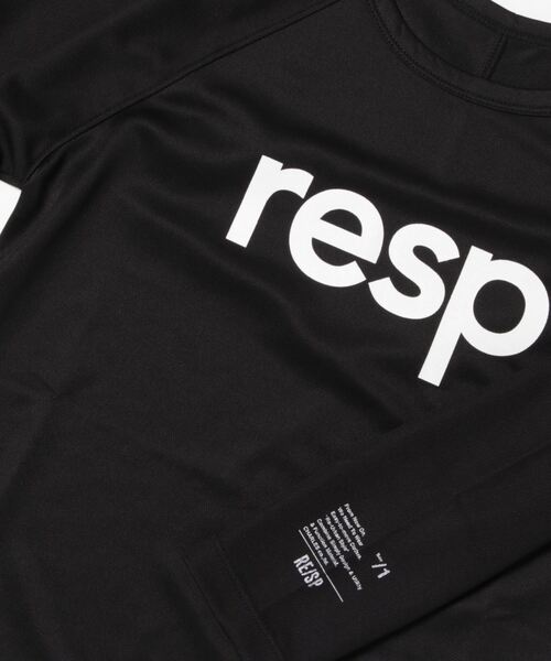 RE/SP(アールイーエスピー)の「RE/SP PLACTICE L/S Tee / アールイーエスピープラクティス ロングスリーブTシャツ(Tシャツ/カットソー・キッズ・ブラック/ライトグリーン・1/2/3/4)」の3枚目の写真