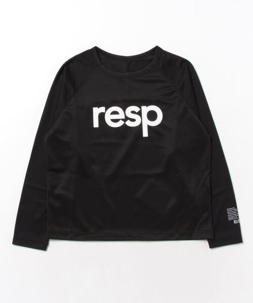 RE/SP(アールイーエスピー)の「RE/SP PLACTICE L/S Tee / アールイーエスピープラクティス ロングスリーブTシャツ(Tシャツ/カットソー・キッズ・ブラック/ライトグリーン・1/2/3/4)」の6枚目の写真