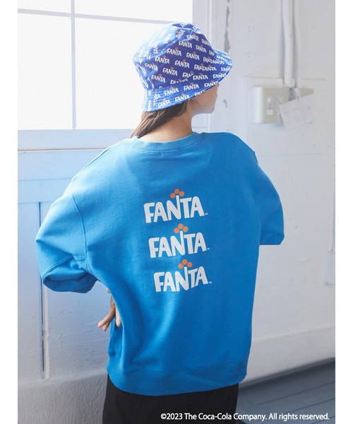 Coca Cola（コカコーラ）の「別注Fanta「R」スウェット（スウェット・レディース・ブルー・FREE）」の6枚目の写真