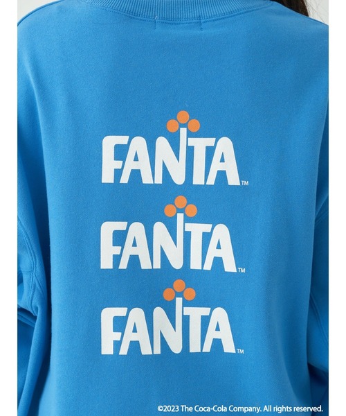 Coca Cola（コカコーラ）の「別注Fanta「R」スウェット（スウェット・レディース・ブルー・FREE）」の5枚目の写真