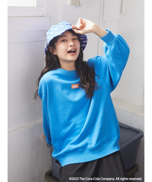 Coca Cola（コカコーラ）の「別注Fanta「R」スウェット（スウェット・レディース・ブルー・FREE）」の14枚目の写真