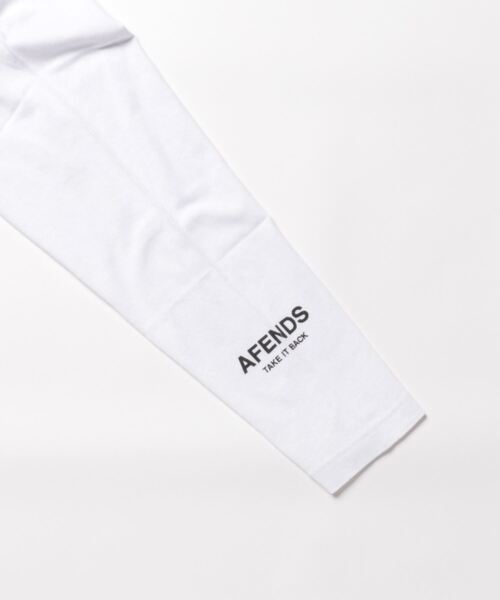 Afends（アフェンズ）の「DESIGN TEE/AFENDS(アフェンズ)長袖ロンT（Tシャツ/カットソー・メンズ・ホワイト・MEDIUM/LARGE）」の2枚目の写真