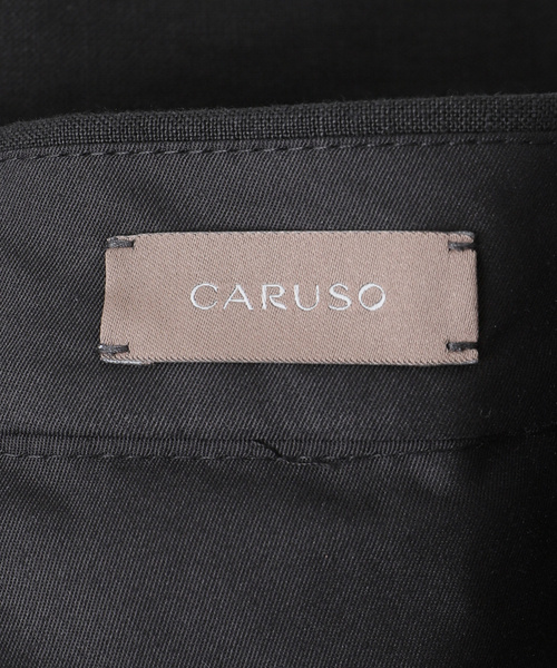 Caruso（カルーゾ）の「【CARUSO / カルーゾ】Linen side adjuster PT NOIR（スラックス・メンズ・ブラック・44）」の18枚目の写真