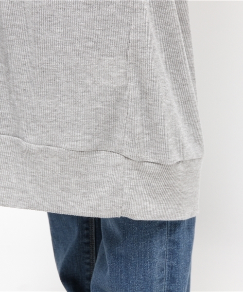 one after another NICE CLAUP（ワンアフターアナザーナイスクラップ）の「【mer8月号掲載 ナイスクラップ】テレコロングカーディガン（カーディガン/ボレロ・レディース・オフホワイト/ライトグレー/カーキ・FREE）」の10枚目の写真