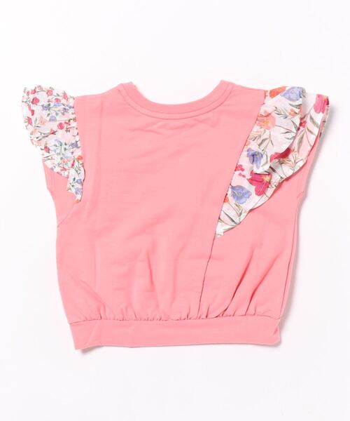 お値下げ　ケイトスペード　レースラッフル半袖Tシャツ　140 ガールズ ラッフルスリーブTシャツ