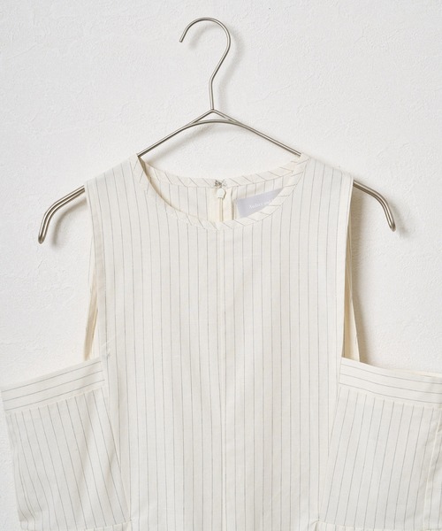 audrey and john wad（オードリーアンドジョンワッド）の「ピンストライプアメスリラインオールインワン（その他パンツ・レディース・ネイビー/ブラック/オフホワイト・S/M）」の19枚目の写真