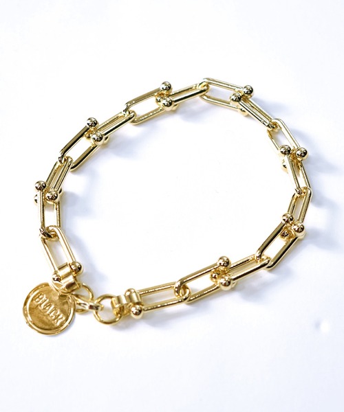 DOUBLE STEAL(ダブルスティール)の「U-Shaped Bracelet(ブレスレット・メンズ・ゴールド/シルバー・FREE)」の1枚目の写真