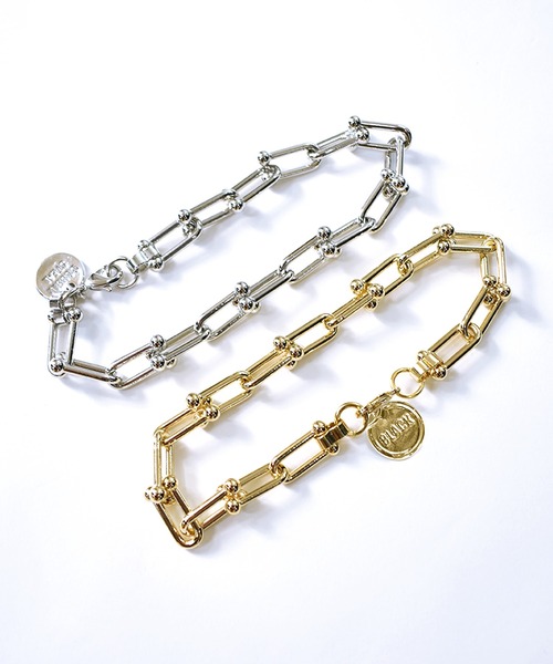 DOUBLE STEAL(ダブルスティール)の「U-Shaped Bracelet(ブレスレット・メンズ・ゴールド/シルバー・FREE)」の3枚目の写真