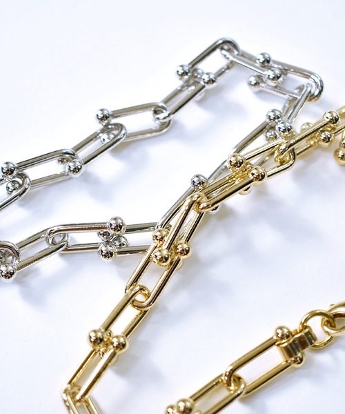 DOUBLE STEAL(ダブルスティール)の「U-Shaped Bracelet(ブレスレット・メンズ・ゴールド/シルバー・FREE)」の4枚目の写真