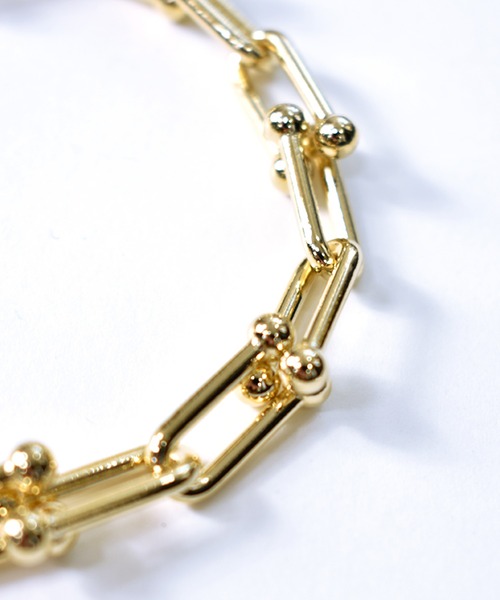 DOUBLE STEAL(ダブルスティール)の「U-Shaped Bracelet(ブレスレット・メンズ・ゴールド/シルバー・FREE)」の5枚目の写真