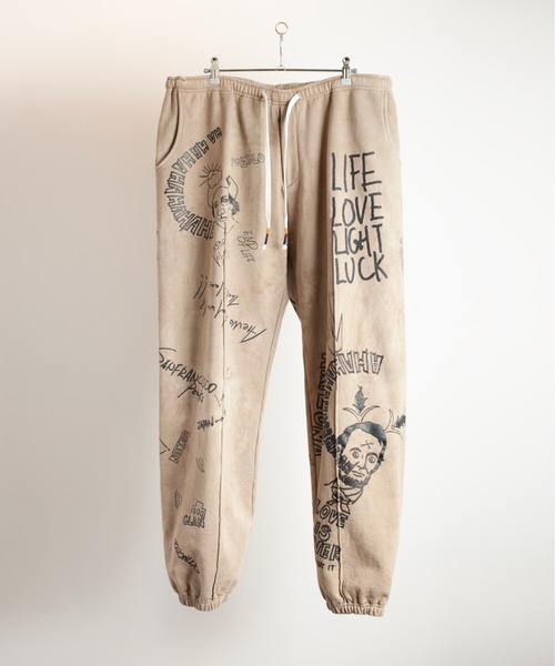 SEVESKIG（セヴシグ）の「SEVESKIG/セブシグ/Vintage graffiti Pants