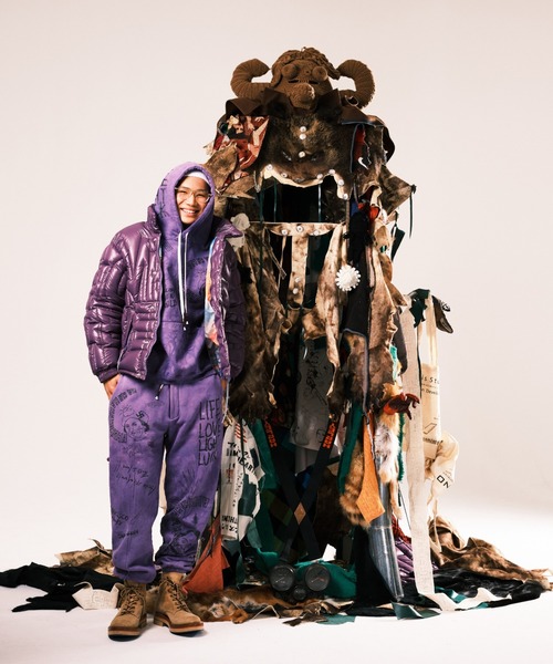 SEVESKIG セヴシグ スウェットパンツ M パープル SEVESKIG（セヴシグ）の「SEVESKIG/セブシグ/Vintage graffiti Pants