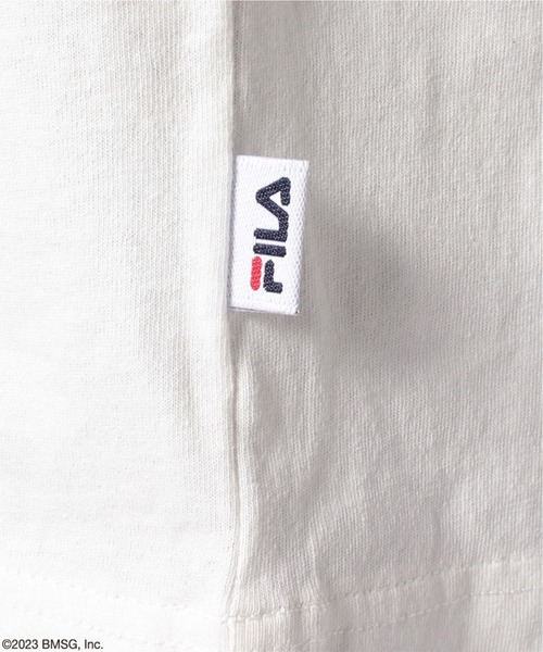 FILA(フィラ)の「『FILA×BE:FIRST/フィラ×ビーファースト』フロントロゴSS TEE(Tシャツ/カットソー・メンズ・ブラック/ピンク/サックスブルー/ホワイト・L/M)」の10枚目の写真