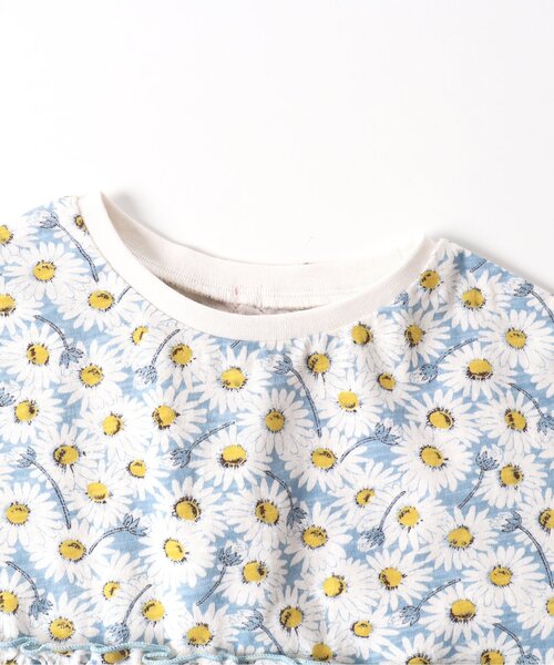 apres les cours（アプレレクール）の「【WEB限定】まいにちカットソーワンピース（ワンピース・キッズ・サックスブルー/イエロー/ラベンダー・80/90/100/110/120/130/140）」の8枚目の写真