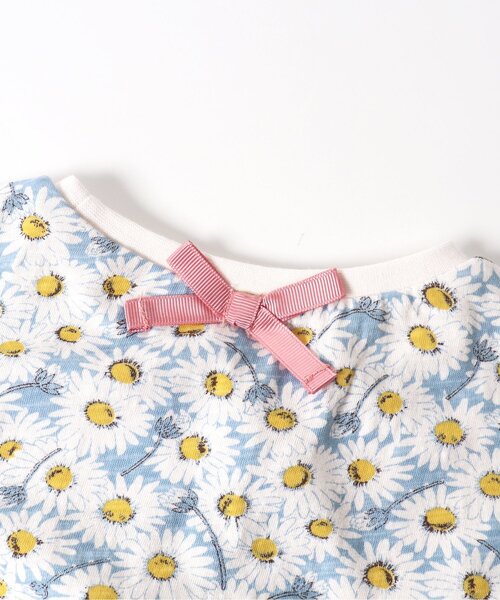 apres les cours（アプレレクール）の「【WEB限定】まいにちカットソーワンピース（ワンピース・キッズ・サックスブルー/イエロー/ラベンダー・80/90/100/110/120/130/140）」の7枚目の写真