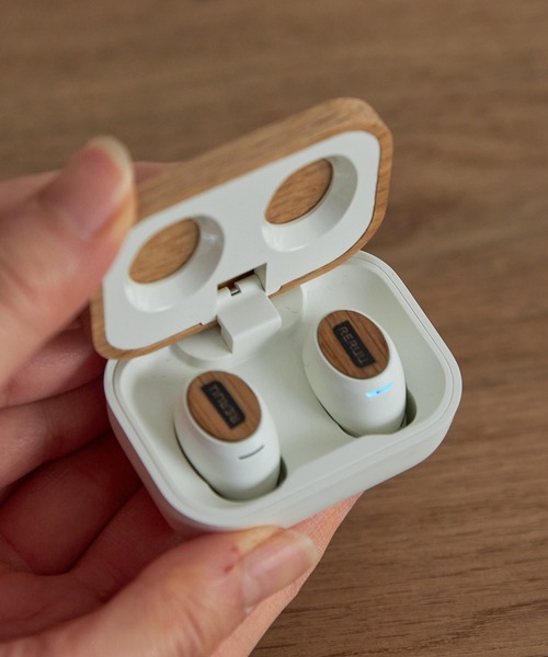 BIRTHDAY BAR(バースデイバー)の「RERUU ワイヤレスイヤホン ノイズキャンセリング付き(ヘッドフォン/イヤホン・レディース・ウッド・フリー)」の4枚目の写真