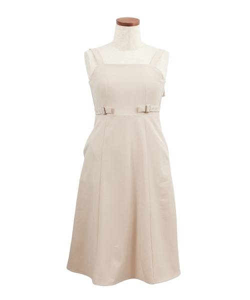 PUNYUS（プニュズ）の「サイドベルトワンピース（ワンピース・レディース・ベージュ/ブラック・3/1/2/4）」の7枚目の写真