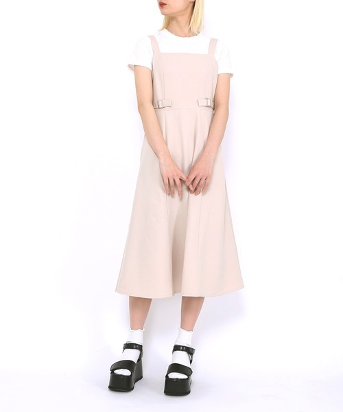 PUNYUS（プニュズ）の「サイドベルトワンピース（ワンピース・レディース・ベージュ/ブラック・3/1/2/4）」の18枚目の写真