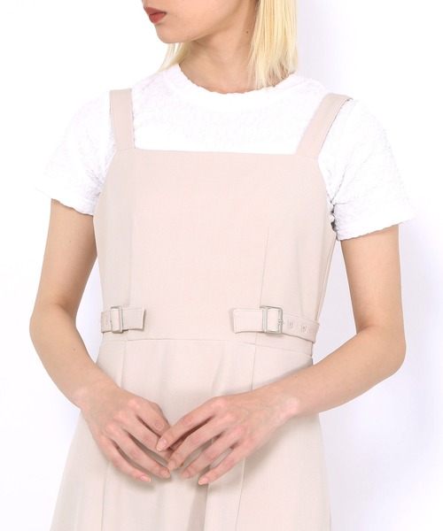 PUNYUS（プニュズ）の「サイドベルトワンピース（ワンピース・レディース・ベージュ/ブラック・3/1/2/4）」の16枚目の写真