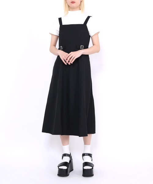 PUNYUS（プニュズ）の「サイドベルトワンピース（ワンピース・レディース・ベージュ/ブラック・3/1/2/4）」の6枚目の写真