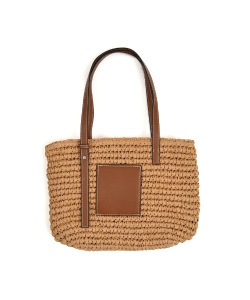 Re:EDIT（リエディ）の「ストローハンドバッグ（かごバッグ・レディース・ベージュ・FREE）」の8枚目の写真