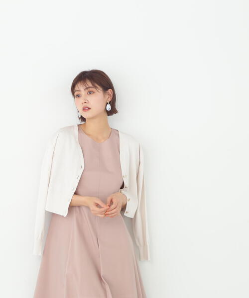 JILL by JILL STUART（ジルバイジルスチュアート）の「◇クリスタルボタンニットカーディガン（カーディガン/ボレロ・レディース・ブルー/ライトグリーン/ホワイト系その他/ブラック・FREE）」の14枚目の写真