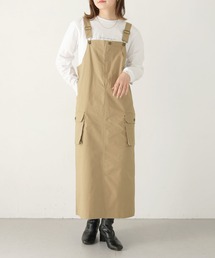 HER CLOSET | 【shemoshelly】WEB限定ミリタリージャンパースカート(ジャンパースカート)