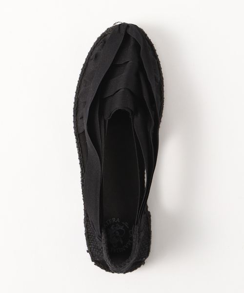 La Manual Alpargatera(マヌアル・アルパルガテラ)の「【LA MANUAL ALPARGATERA】レースアップ スリッポン(スリッポン・メンズ・ブラック・41/42/43)」の4枚目の写真