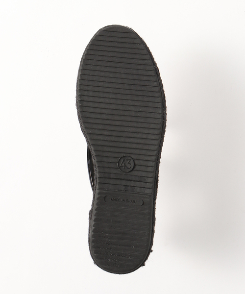 La Manual Alpargatera(マヌアル・アルパルガテラ)の「【LA MANUAL ALPARGATERA】レースアップ スリッポン(スリッポン・メンズ・ブラック・41/42/43)」の6枚目の写真