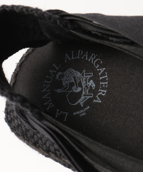 La Manual Alpargatera(マヌアル・アルパルガテラ)の「【LA MANUAL ALPARGATERA】レースアップ スリッポン(スリッポン・メンズ・ブラック・41/42/43)」の7枚目の写真