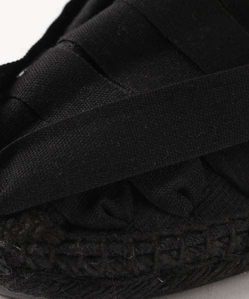 La Manual Alpargatera(マヌアル・アルパルガテラ)の「【LA MANUAL ALPARGATERA】レースアップ スリッポン(スリッポン・メンズ・ブラック・41/42/43)」の3枚目の写真