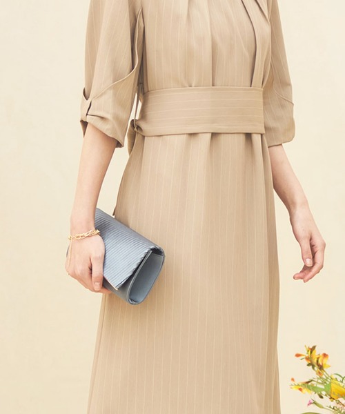 DRESS PLUS(ドレスプラス)の「パーティーバッグ 2way ショルダーバッグ(クラッチバッグ・レディース・ピンク/シルバー/チャコール/シャンパン/ダークブラウン・フリー)」の17枚目の写真