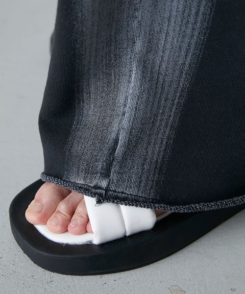 forksy.（フォルクシー）の「【forksy.】ガーメントダイストレートスウェットパンツ（スウェットパンツ・レディース・ブラック/ブルー・FREE）」の18枚目の写真