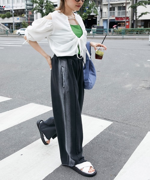 ヨッシー　 ナイロンパンツ　ガーメントダイ Stretch Nylon Cargo Pants - Olive – LÝFT