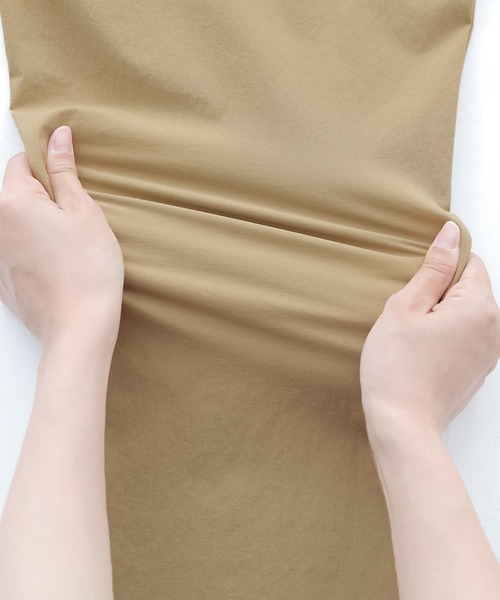 n'OrLABEL(ノアールレーベル)の「【接触冷感・UVカット・撥水】テーパードパンツ(その他パンツ・レディース・ベージュ/カーキ/ブラック/グレイッシュブルー・1/2)」の18枚目の写真