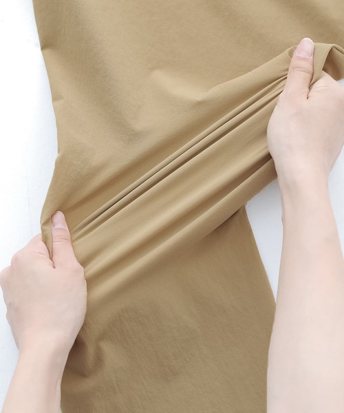 n'OrLABEL(ノアールレーベル)の「【接触冷感・UVカット・撥水】テーパードパンツ(その他パンツ・レディース・ベージュ/カーキ/ブラック/グレイッシュブルー・1/2)」の19枚目の写真