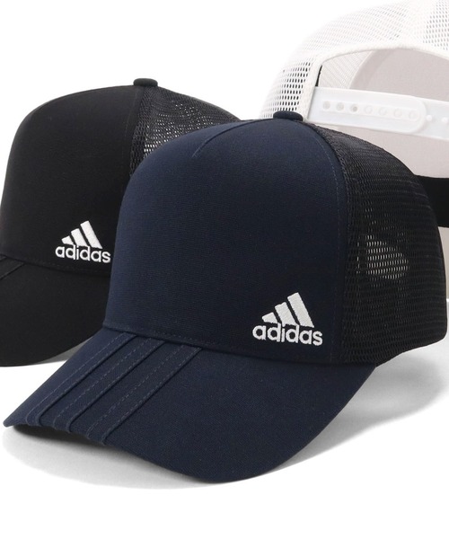 adidas(アディダス)の「アディダス KIDS メッシュキャップ ONSPOTZ別注(キャップ・キッズ・ネイビー/ホワイト/ブラック・FREE)」の3枚目の写真