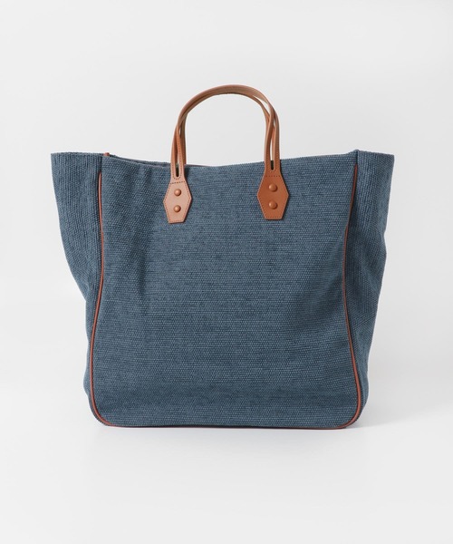 the dilettante(ザ・ディレッタント)の「the dilettante Arnis Big Bag(トートバッグ・レディース・ネイビー/ホワイト/ブラック・ONE)」の3枚目の写真