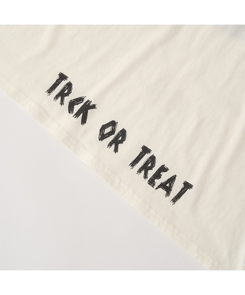 b・ROOM（ビールーム）の「【型崩れしないやわらかコットン】変形オバケＴシャツ（Tシャツ/カットソー・キッズ・チャコール/アイボリー/グレイッシュベージュ・MEDIUM/LARGE）」の7枚目の写真