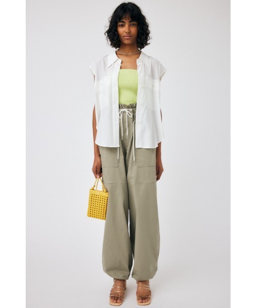 MOUSSY（マウジー）の「BACK OPEN SHIRT ベスト（ベスト）」 - WEAR