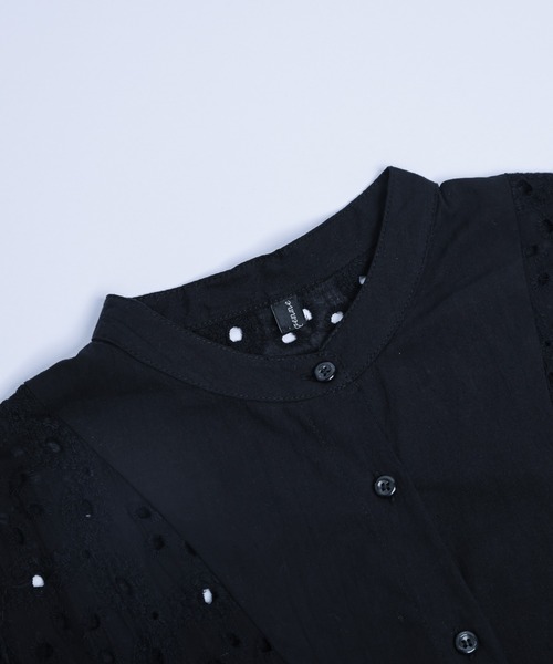 La-gemme（ラジェム）の「アイレットレースブラウス（シャツ/ブラウス・レディース・ホワイト/ブラック・フリー）」の13枚目の写真