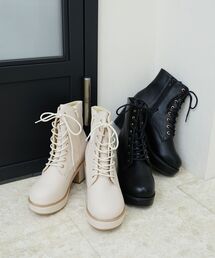 MAJESTIC LEGON | 【WEB限定XLサイズあり】ボリュームレースアップブーツ(ブーツ)