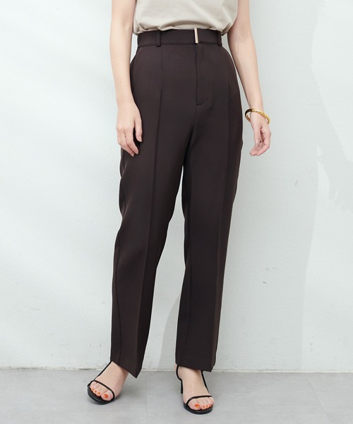 natural couture(ナチュラルクチュール)の「osonoハイウエスト美フレアパンツ(その他パンツ・レディース・オフホワイト/ブラウン/ネイビー・SMALL/MEDIUM/LARGE)」の18枚目の写真