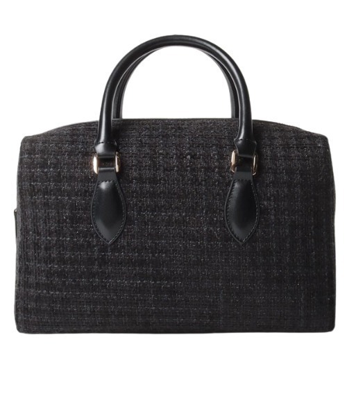 EIMY ISTOIRE（エイミーイストワール）の「ツイードスクエアボストンバッグ（ボストンバッグ・レディース・ホワイト/ブラック・FREE）」の8枚目の写真