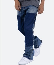 mnml(�~�j�}��)��mnml/�~�j�}��/�t���A���[�N�f�j��/FlareWorkDenim B118(M2021-D146)(�f�j���p���c)