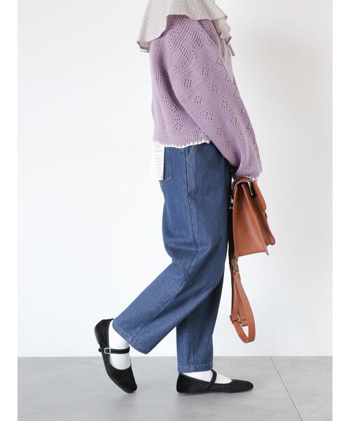 ehka sopo（エヘカソポ）の「【オールマイティボトム】パンツ（その他パンツ・レディース・ブラック/ネイビー/グレー・F）」の18枚目の写真