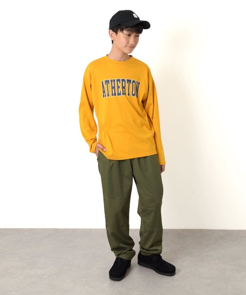 GLAZOS（グラソス）の「【再入荷】【プチプラ】アソートフロントロゴプリント長袖Tシャツ（その他トップス・キッズ・ホワイト/オレンジ/ネイビー/グレー/イエロー/インディゴブルー・140cm/160cm/130cm/150cm/170cm）」の11枚目の写真