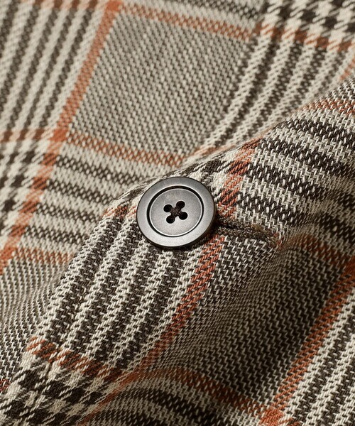 BEAMS PLUS（ビームスプラス）の「BEAMS PLUS /  ウール コットン リネン チェック 4ボタン カフス ジャケット（テーラードジャケット・メンズ・その他1/その他・M/L/XL/S）」の19枚目の写真